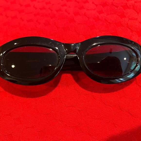 Karl Lagerfeld Sunglasses - Black with gold detail main image 4